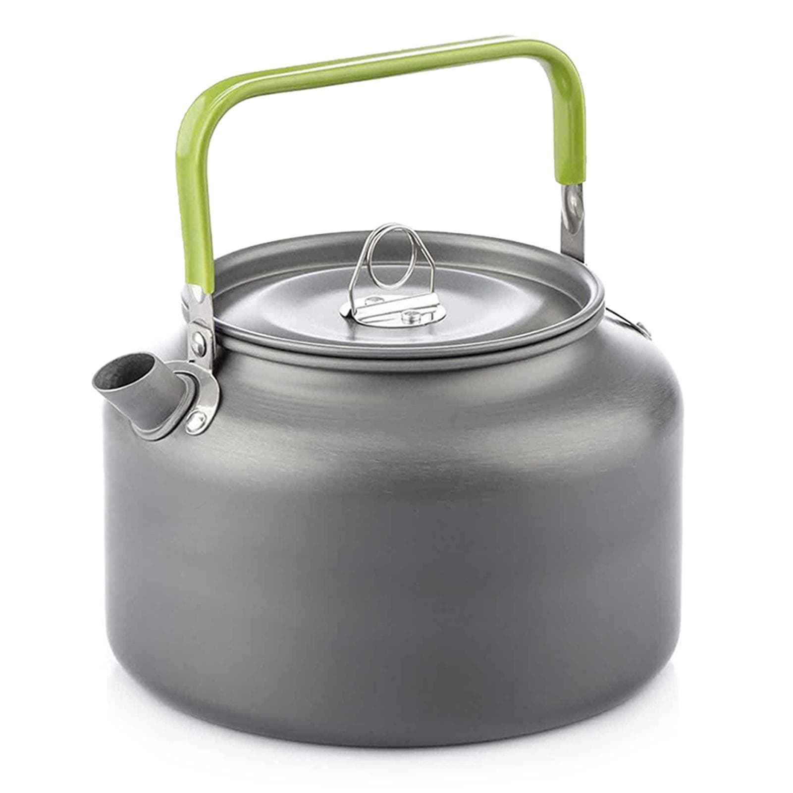 0.8L/1.2L/1.6L Outdoor Camping Kettle Aluminum Tea Kettle Coffee Pot with Carry Bag 1.6L
