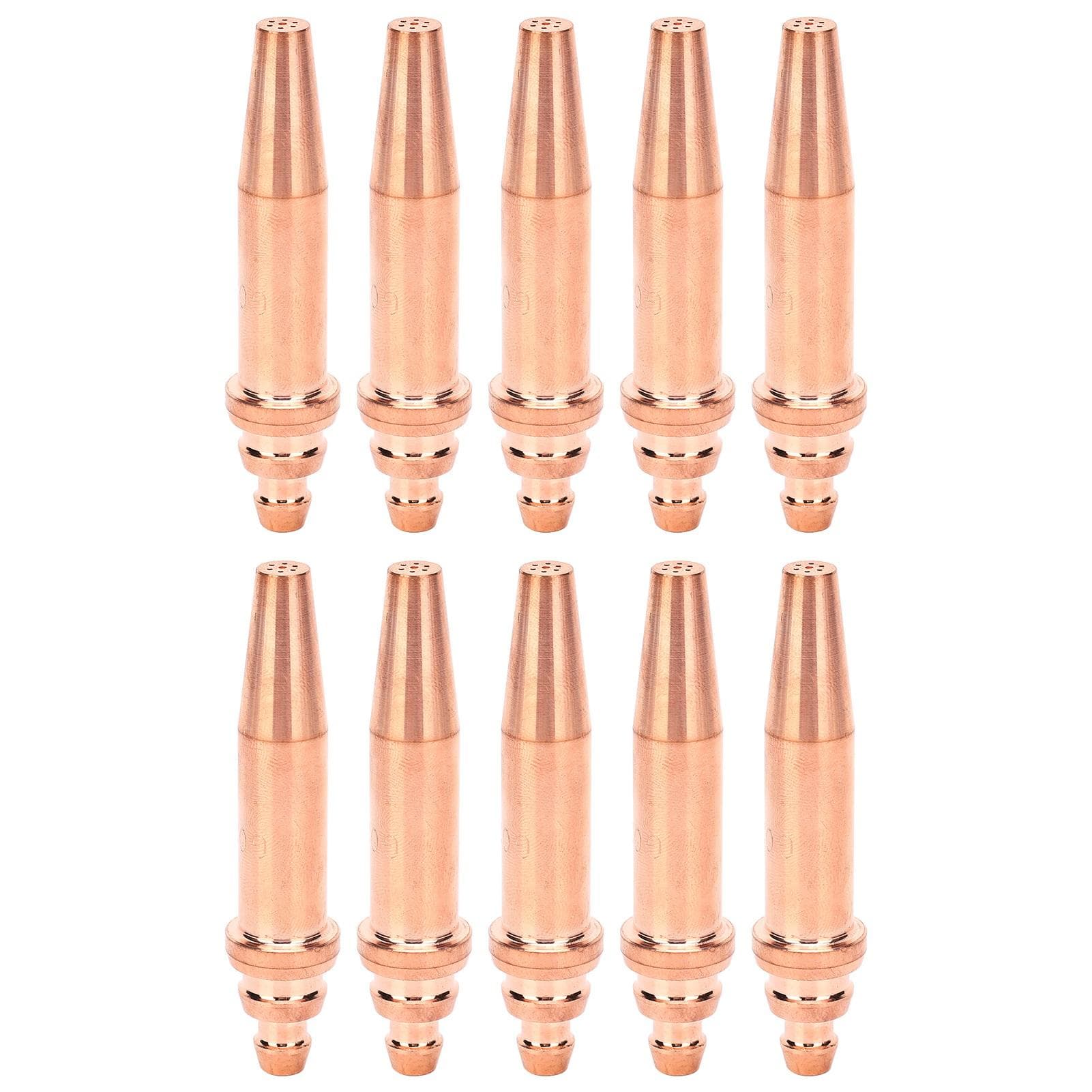10Pcs Propane Cutting Nozzle Replacement Machine Use Gas Cutter Torch Tip 30~50mm