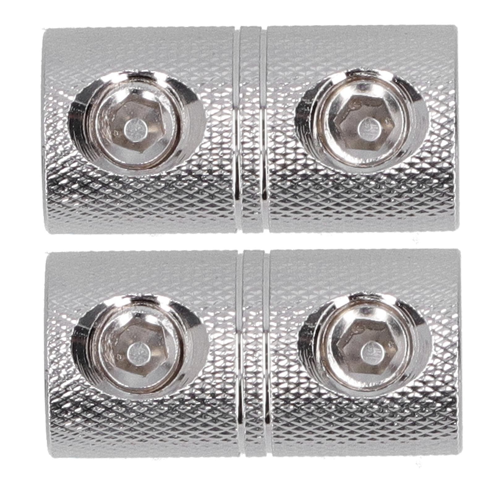 2pcs Power Cord Extension Terminal 0 Gauge Input Output Wire Coupler for Car Audio System