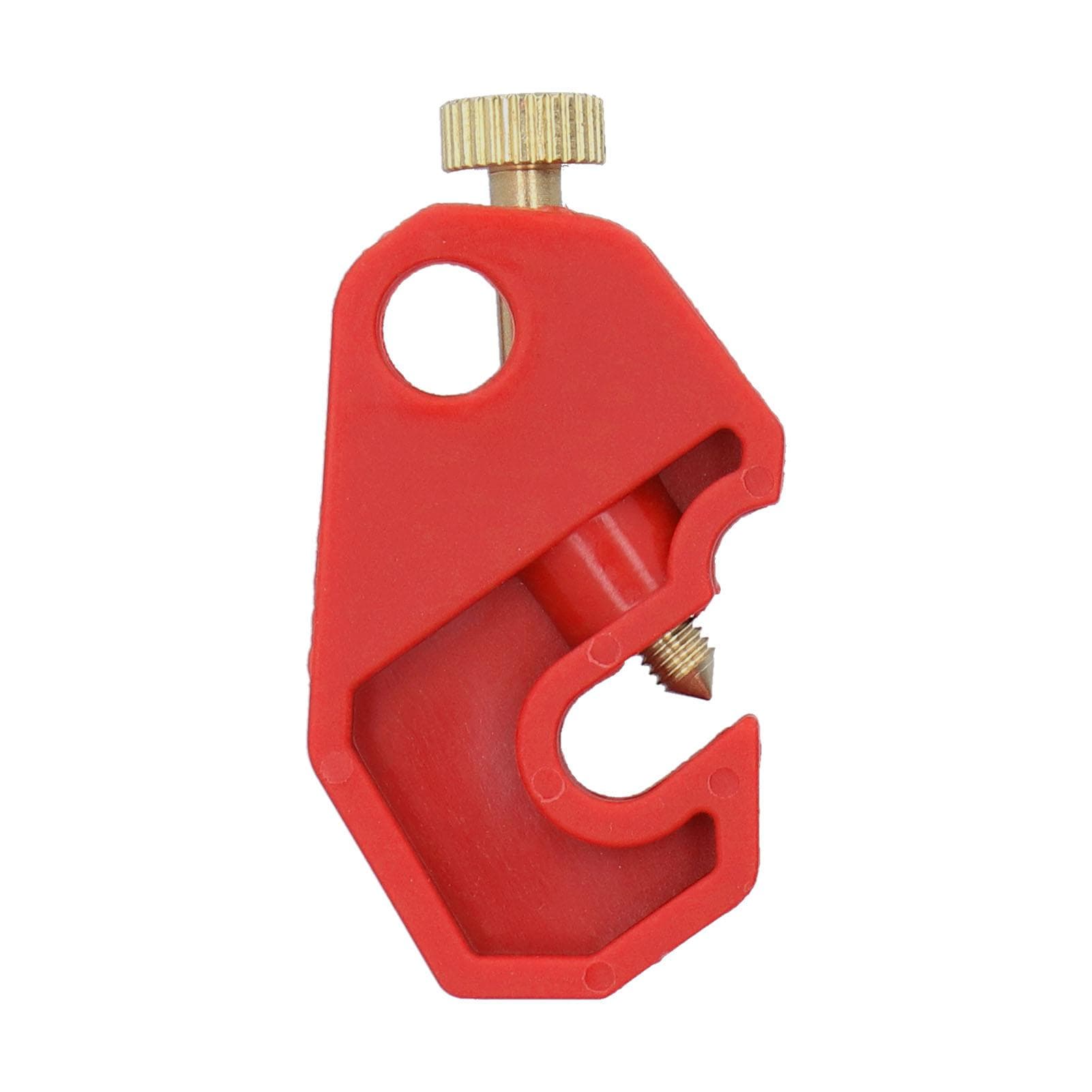 Circuit Breaker Lockout Air Switch Safety Keyless Lock 10mm0.4in Lockhole with Gold Screw Knob