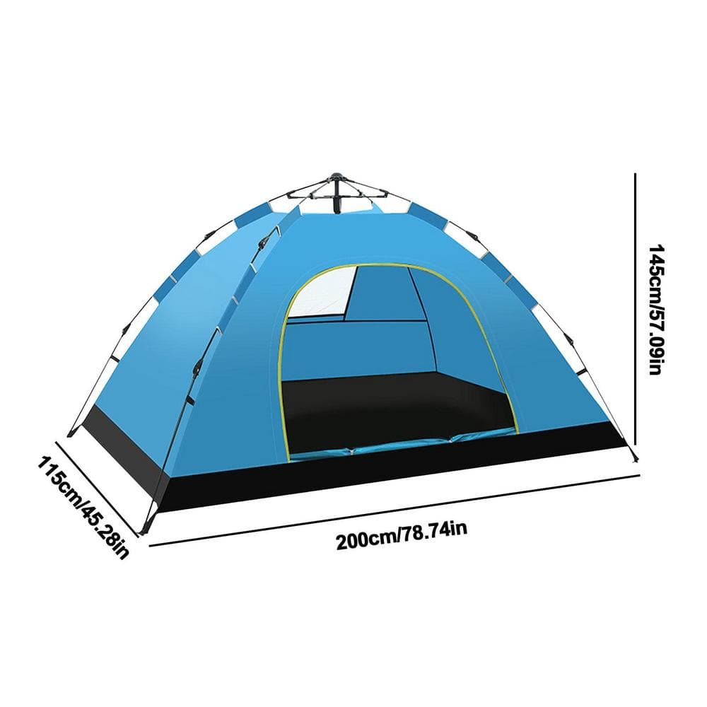 2-4 Person Family Instant Setup Pod Privacy Shower & Changing Tent Collapsible Outdoor Shelter with 2 Doors for Camping Beach 200*145*115cm