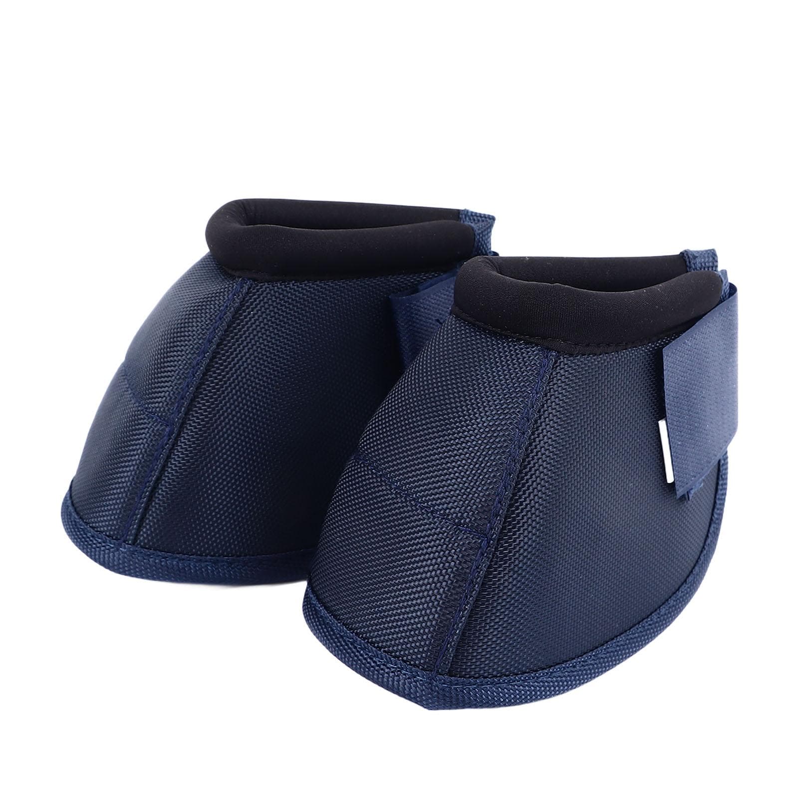 Horse Bell Boots Oxford Cloth Wear Resistance Comfortable Breathable Horse Hoof Protection Boots S dark blue