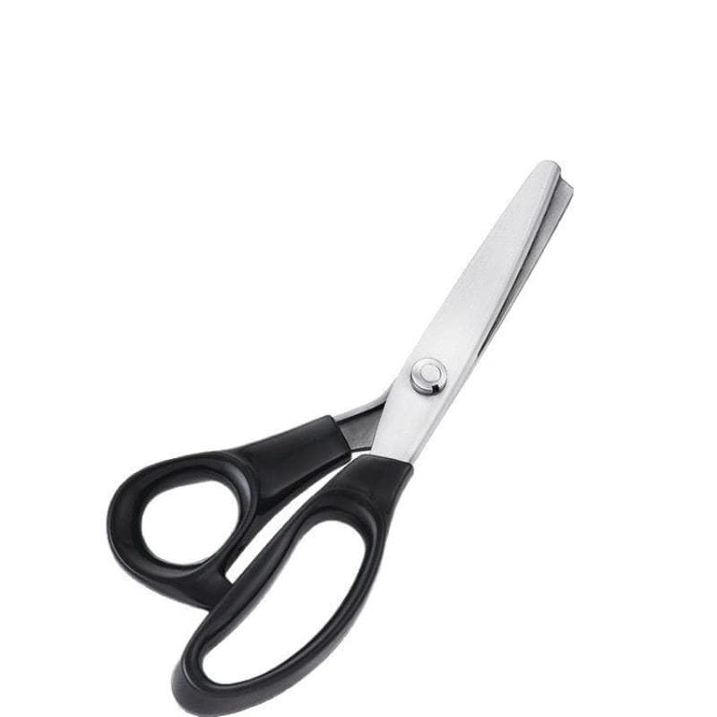 Professional Sawtooth Tailor's Scissors Shears Zig Zag Cut Sewing Scissors Dressmaking Tailor Shears Pinking Scissors black