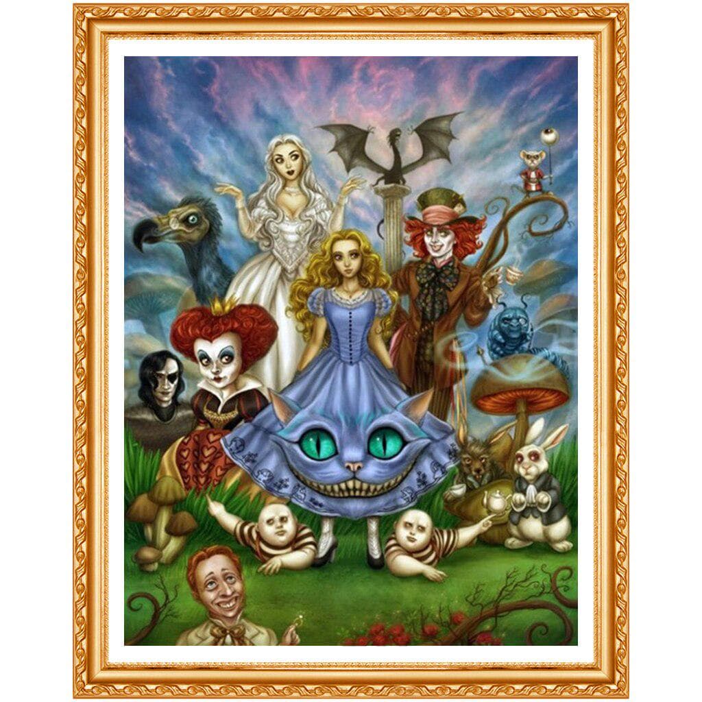 DIY Diamond Painting Cross Stitch Cartoon World Rhinestones Crystal Needlework Diamond Embroidery 20X30CM