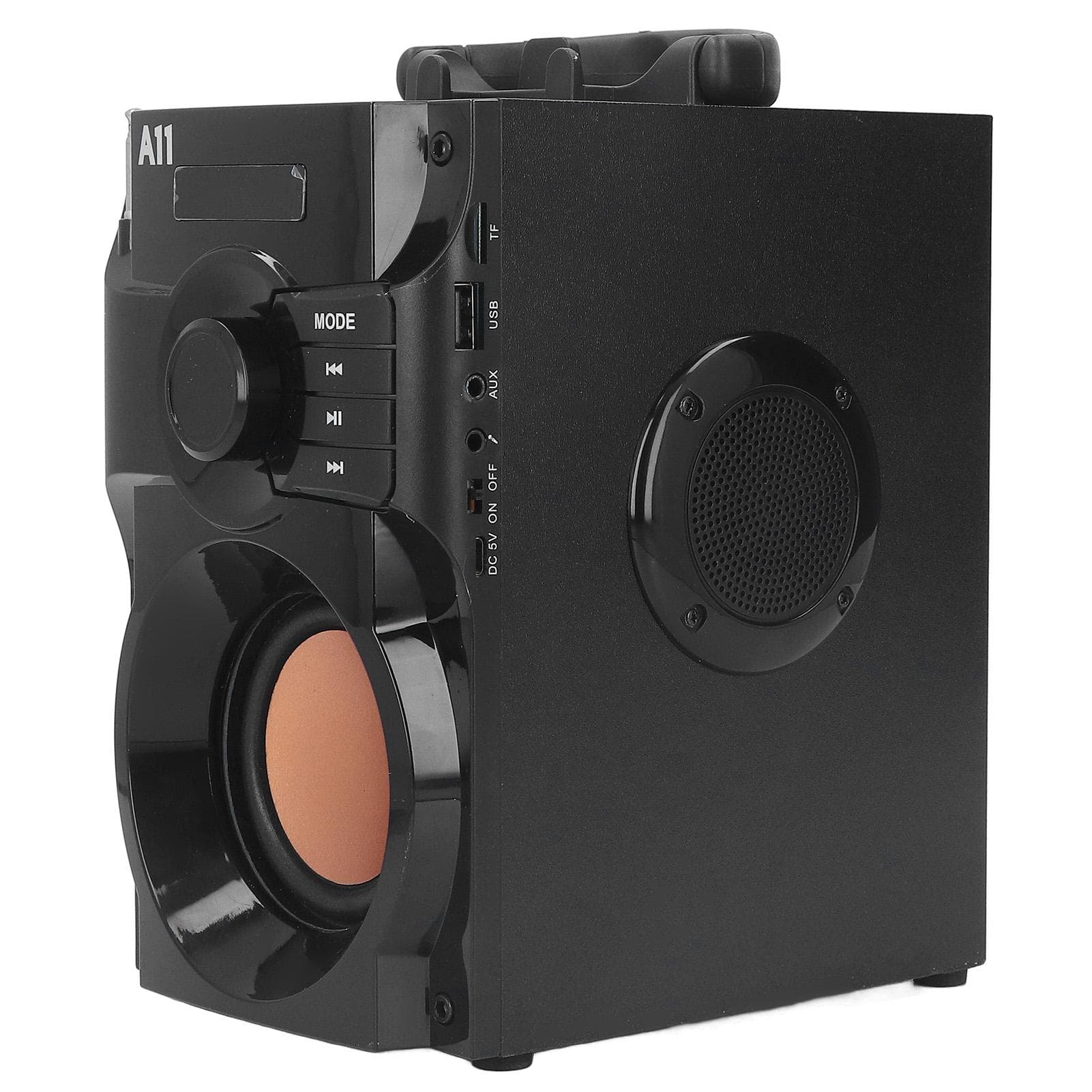 Bluetooth 5.0 Speaker Stereo Subwoofer Multipurpose Portable Smart Speaker with Remote Control for