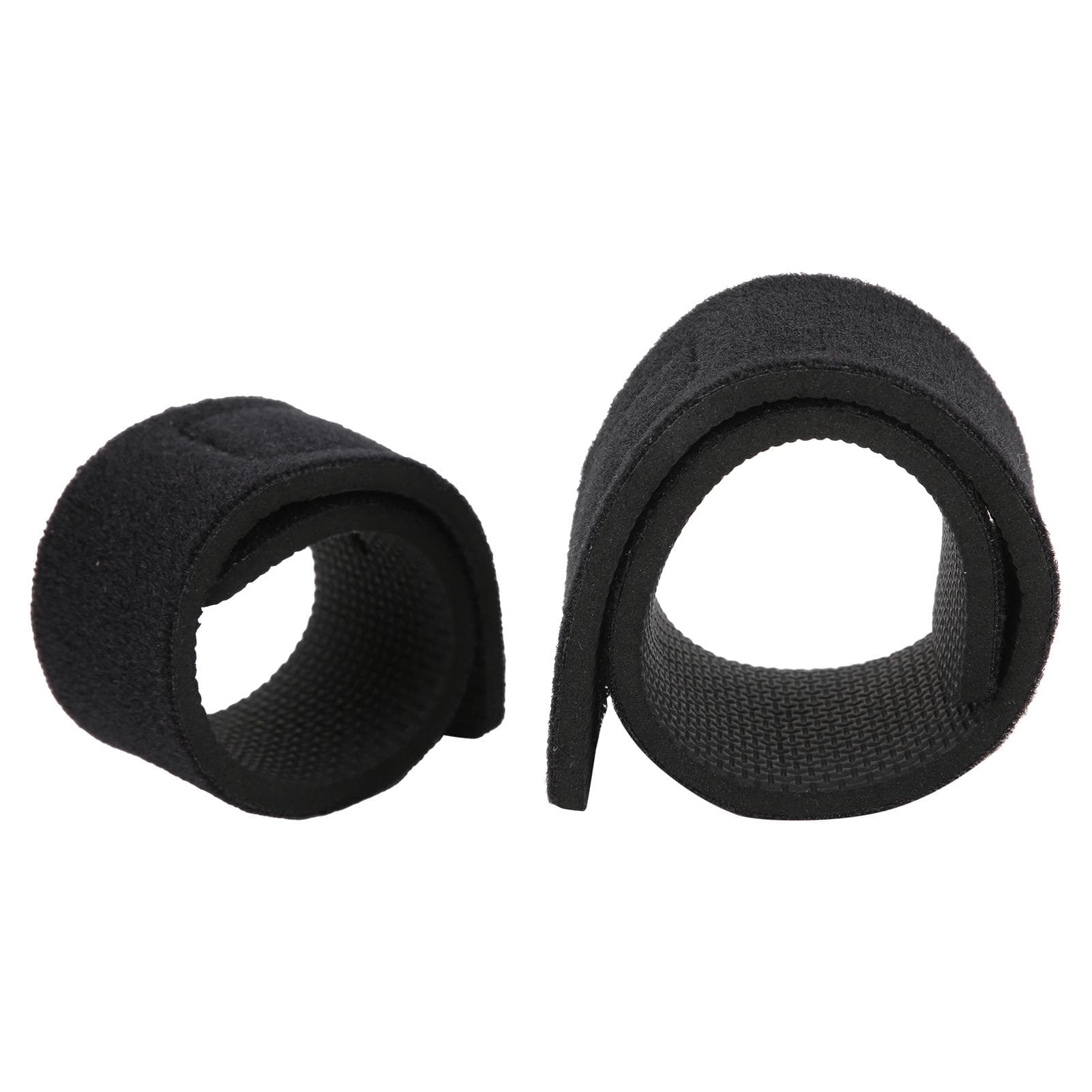 2Pcs Elastic Fishing Rods Tie Holder Strap OK Cloth Fixing Band Strong Elasticity Hook and Loop