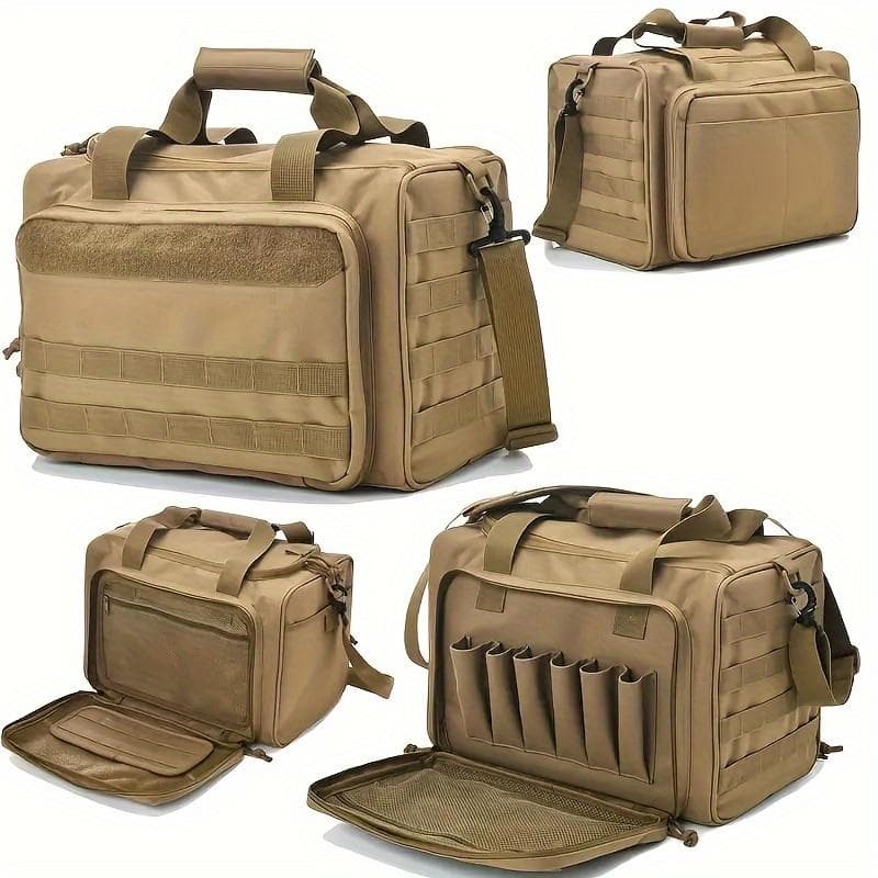 30L Capacity Gun Range Bag - Durable Handgun and Pistol Storage - Ideal Camping and Outdoor Storage Companion