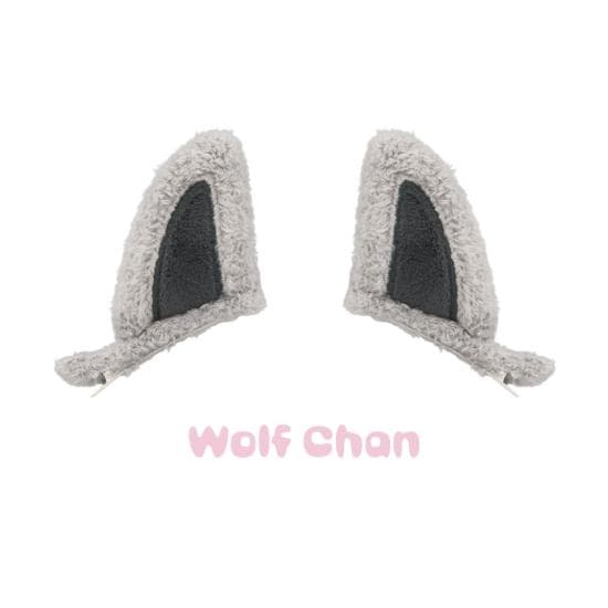 Pre-order Stray Kids 6th Fanmeeting Stay in Our Little House SKZOO Plush Hair Pin Wolf Chan