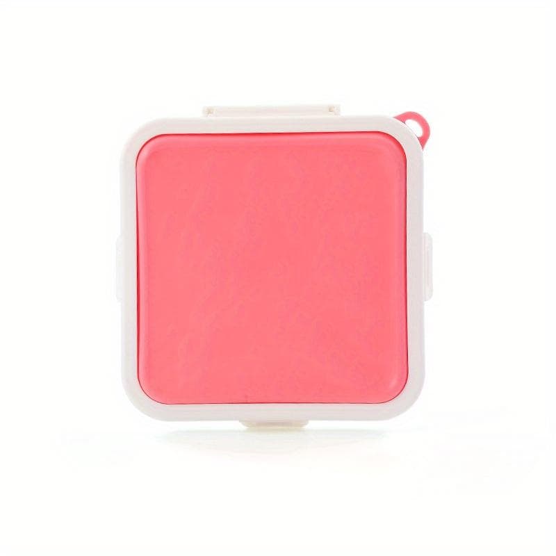 Large-Capacity Plastic Sandwich Lunch Box With Lid Perfect For Outdoor Picnics Bento Box Food Container pink