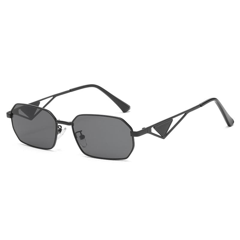 Brand Vintage Rectangle Sunglasses Women Metal Frame UV400 Protection High Quality Square Sun Glasses Men Shades Female Eyewear