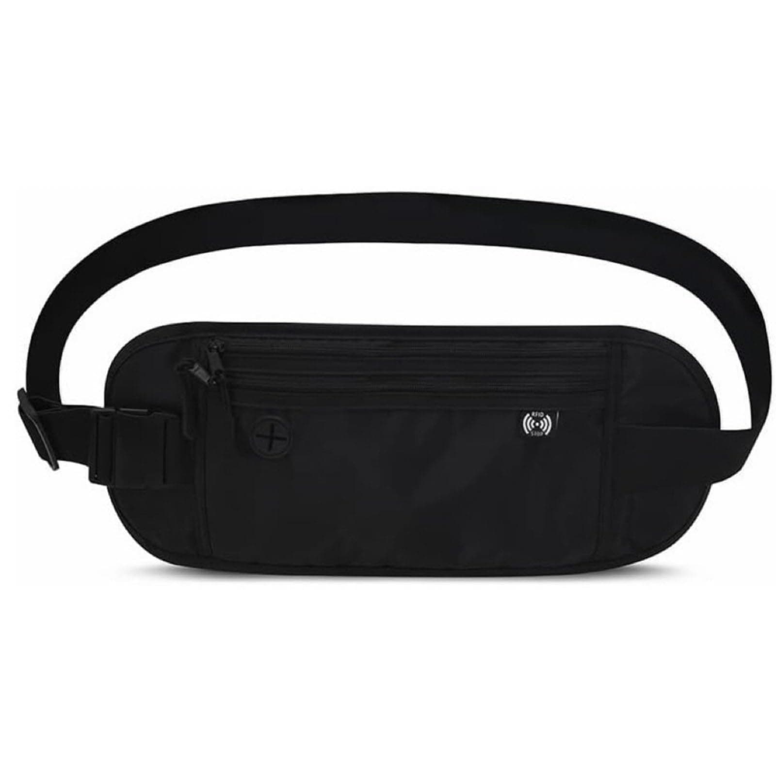 Waterproof Security Pouch for and Travel Perfect for International Travel YB001 Passports, Anti-Skimming, Wallets, (Black), black