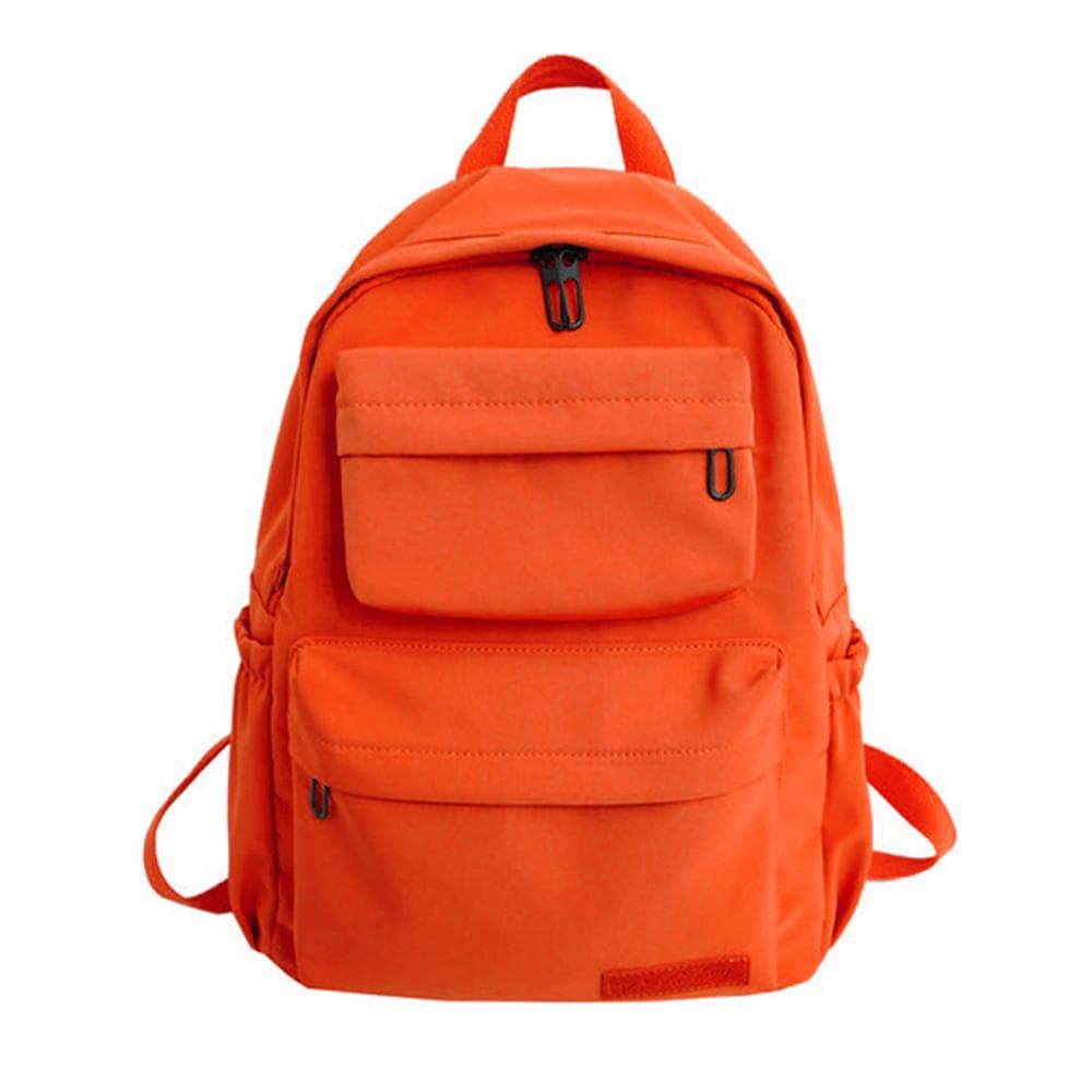 School Season Schoolbags for Women Korean Style for High School and College Students Large Capacity orange