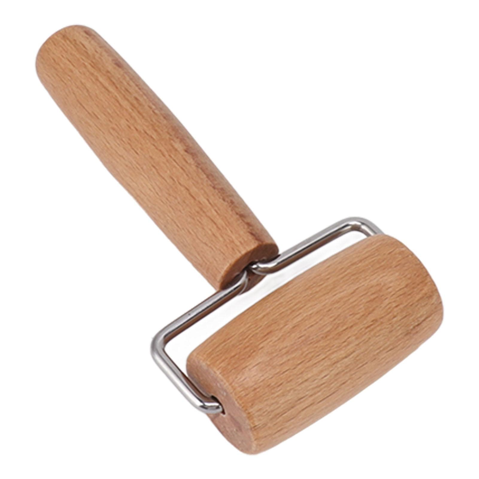 Dough Baker Roller Small Wooden Rolling Pin Non Stick for Pizza Baking Home Kitchen Utensils L