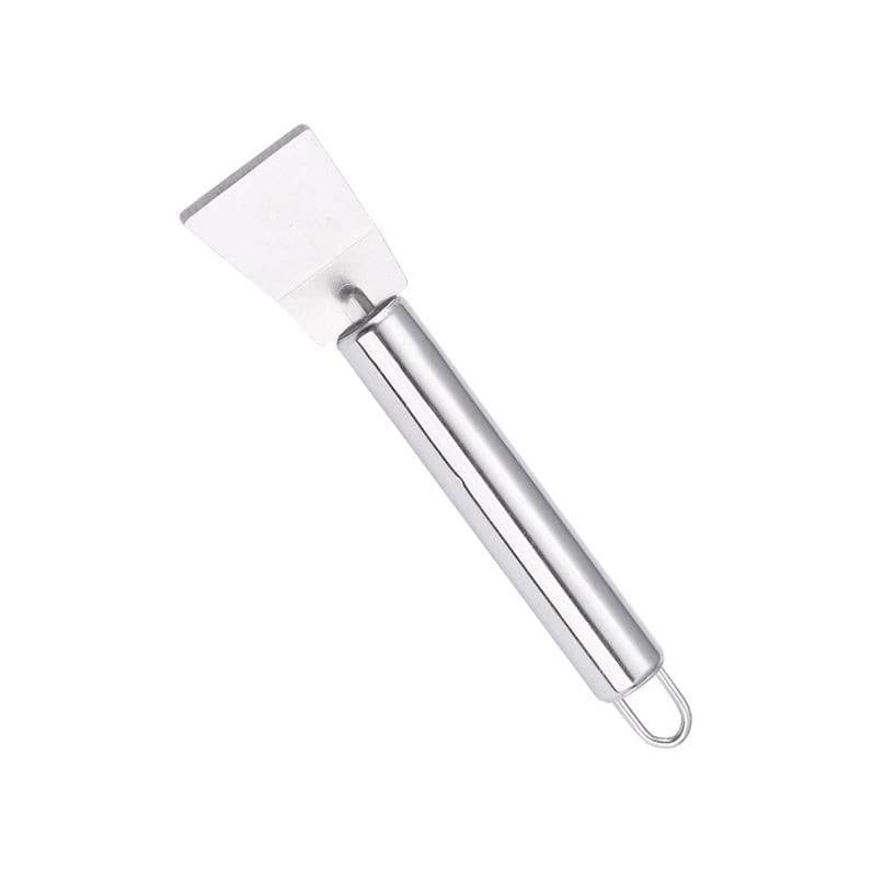 Stainless Steel Cleaning Scraper - Multi-Purpose Metal Utility Spatula for Kitchen, Bathroom, Home - No Electricity Needed, Durable