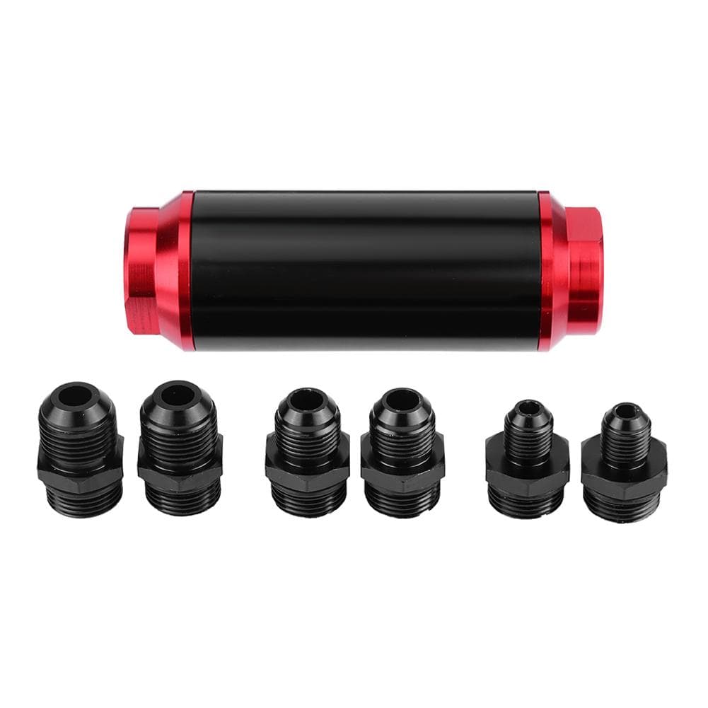 Universal 40 Micron Swirl Pump AN6 AN8 AN10 Fuel Filter Inline High Flow Fuel Turbo