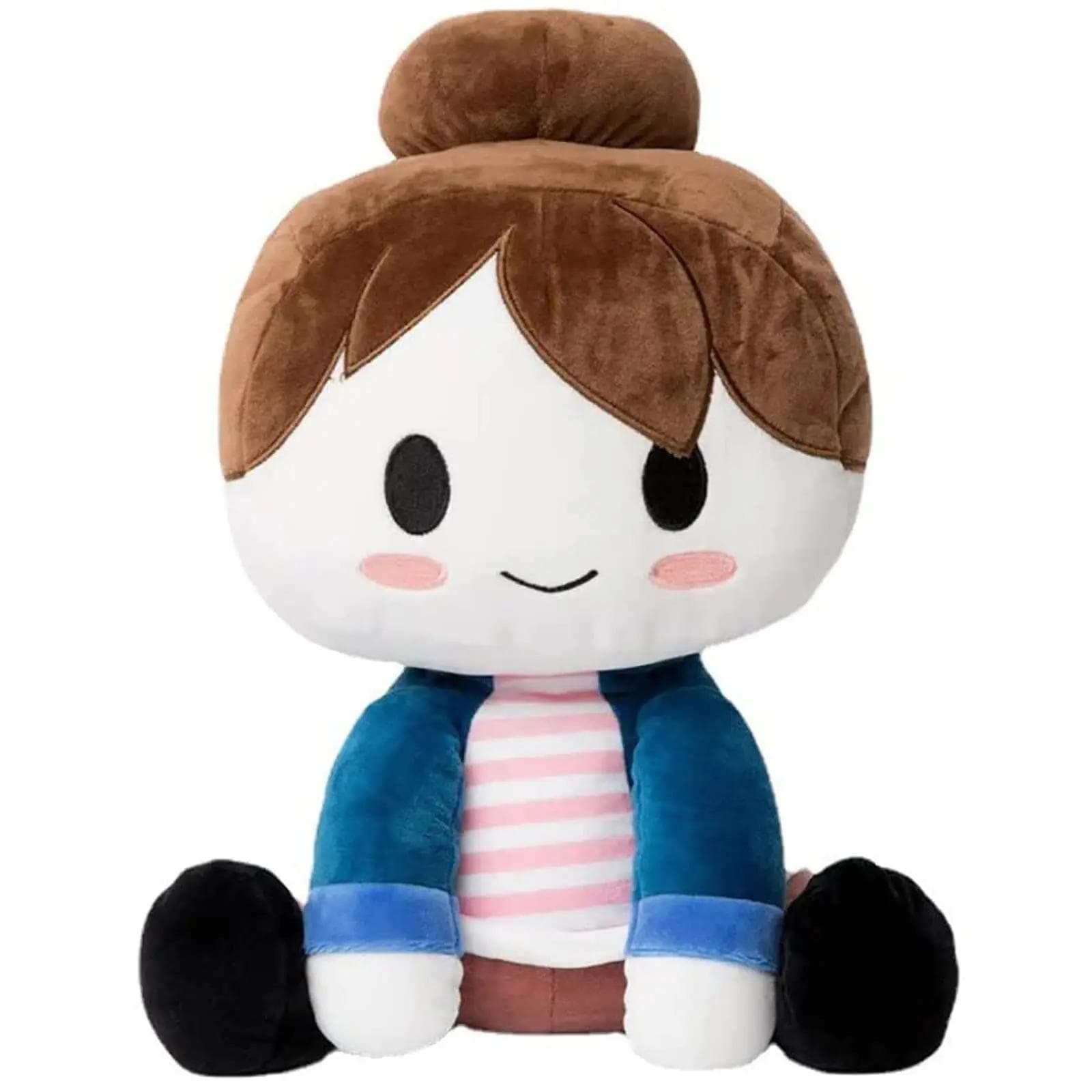 Blox Buddies Plush 7.8 Inch Blox Buddy Bacon Hair Noob Plushie Pet X Toys Stuffed Plush Pillow Decoration