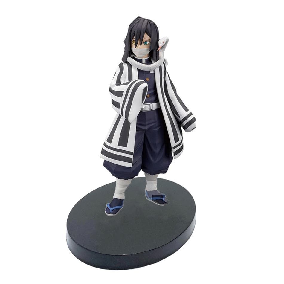 Anime 16CM Demon Slayer Kimetsu no Yaiba figure Kamado Tanjirou Action Figure Agatsuma Zenitsu Nezuko Warrior PVC Model Toys Iguro Obanai No Box