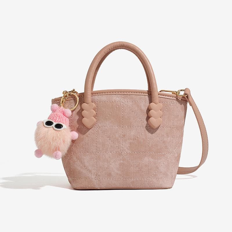 Spring and Summer, Niche Hand-held Tote Bags, Versatile and Trendy Bags, Women's Crossbody Fashionable Diamond-shaped Handbags