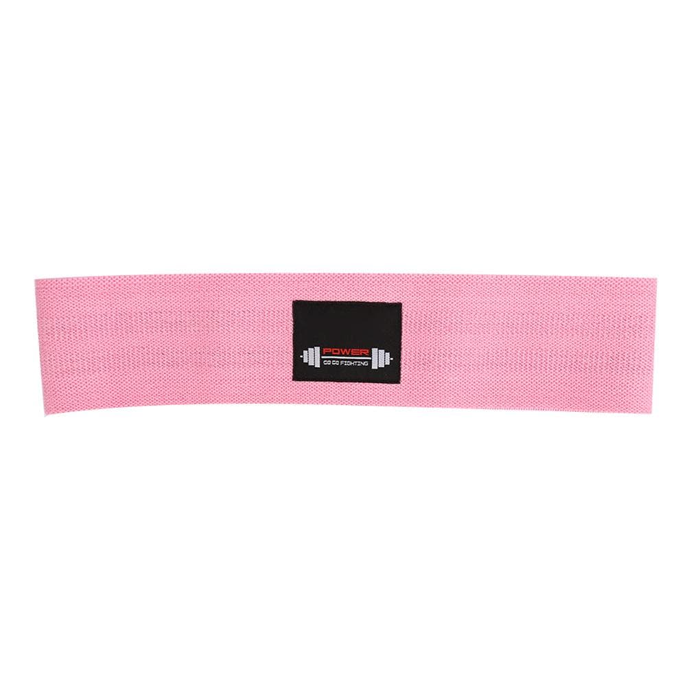 120Lbs Resistance Loop Exercise Bands Legs Butt Hip Yoga Fitness Workout Stretch Band Pink L