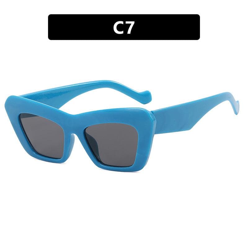 New Fashion Square Sunglasses Designer Luxury Man Woman Cat Eye Sun Glasses Classic Vintage UV400 As shown in the figu