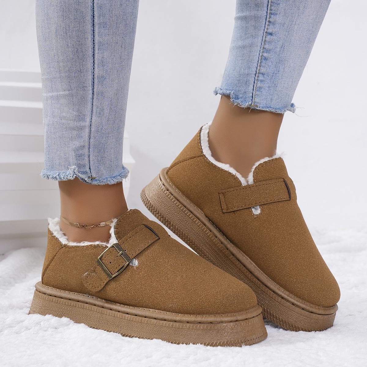 Size 42 Women Boots New Spring and Autumn Fashion Lightweight Pumps Casual Woman Comfortable Western Outdoor Boots Shoes for Women 42 brown