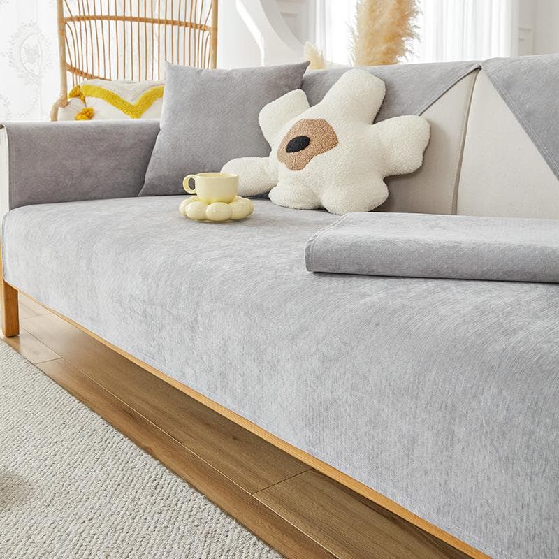 Waterproof Technology Cloth Sofa Covers Sectional Antifouling Couch Cover Anti-Slip Sofa Cushion Couch 1/2/3/4 Seaters Sofa Mat 70x70cm 1pcs