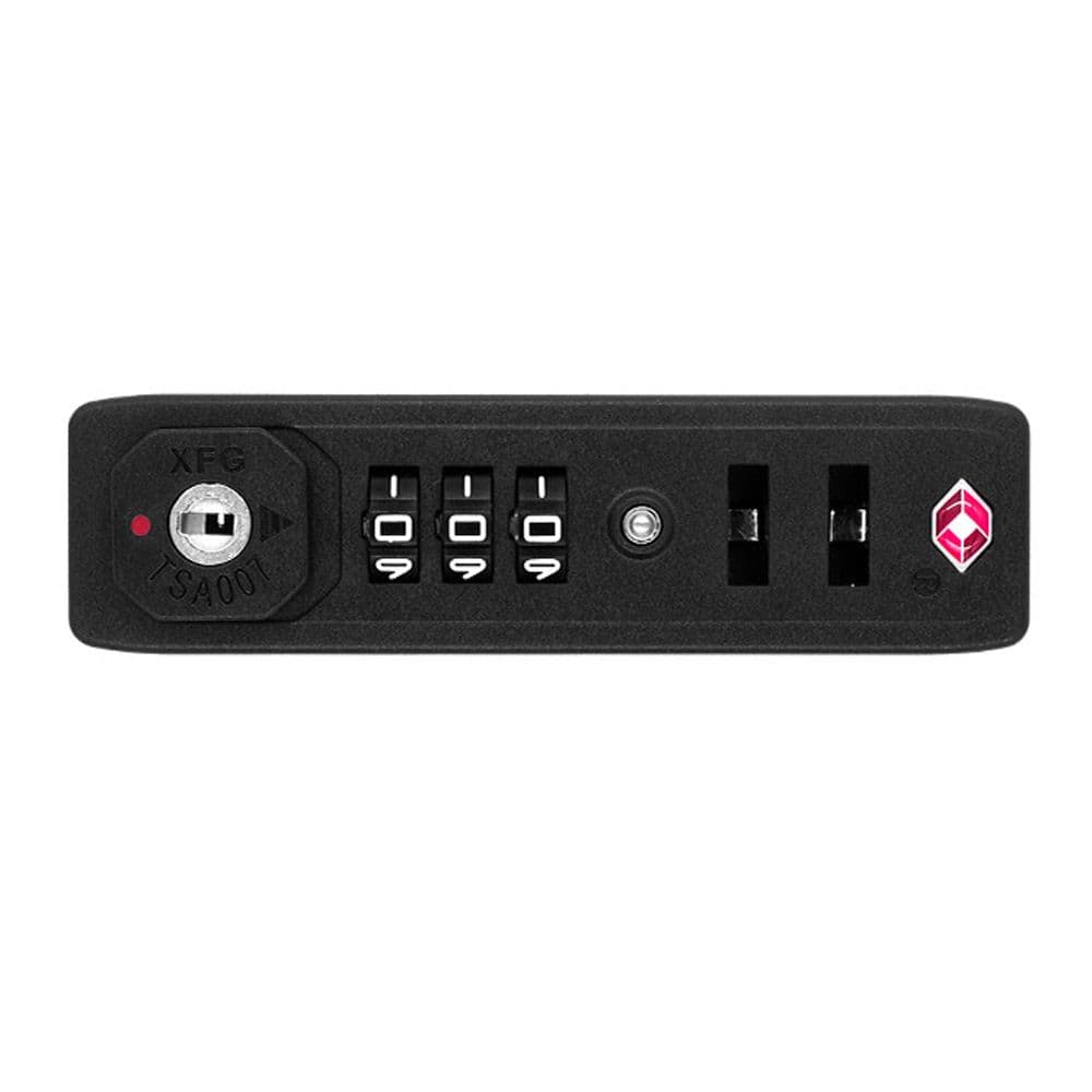 TSA007 Customs Lock Safely Code Lock 3 Digit Combination Anti-theft Luggage Lock Protection Security Portable Padlock Hardware black