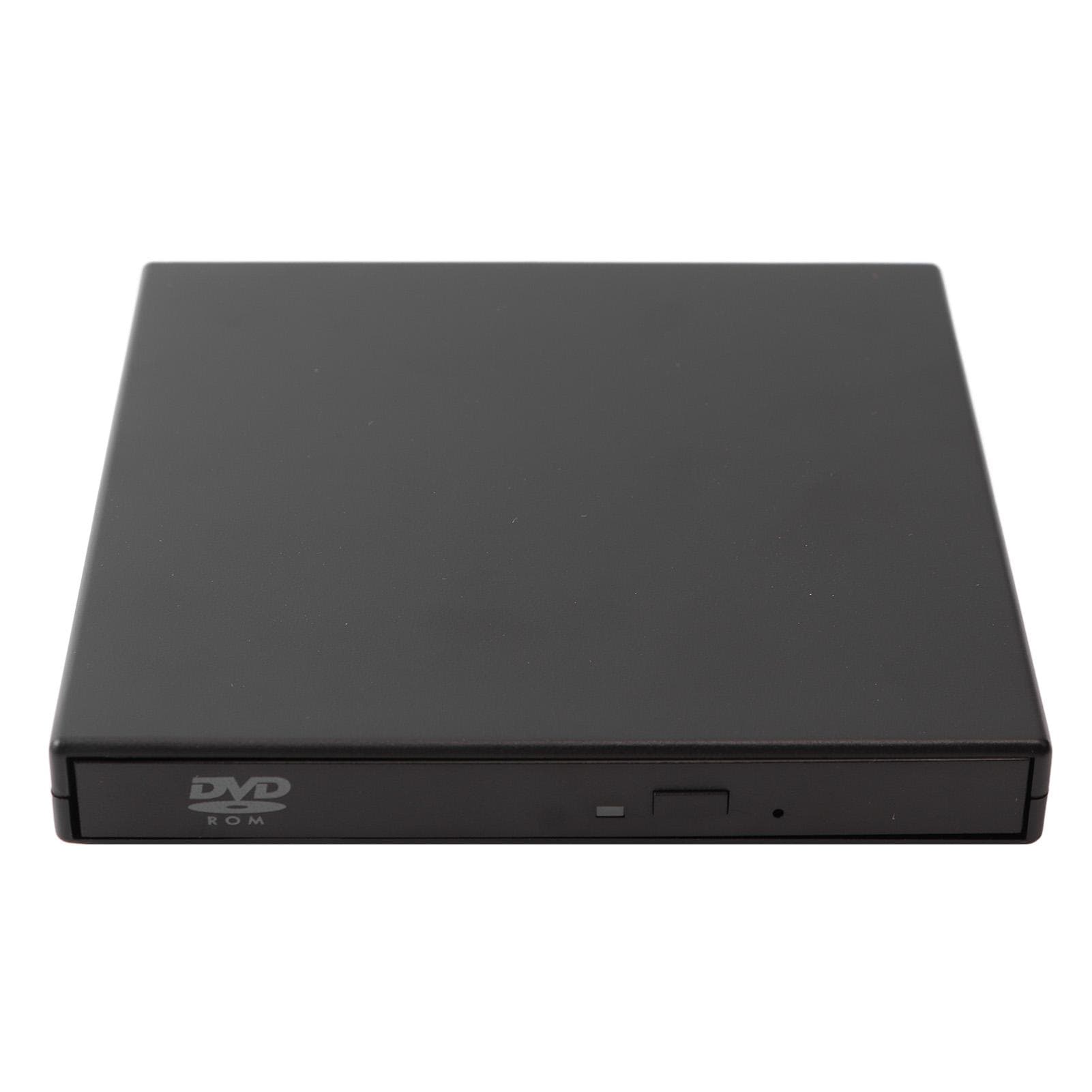 External CD RW Drive USB 2.0 Low Noise High Speed Plug and Play Light Compact DVD Burner for Laptop