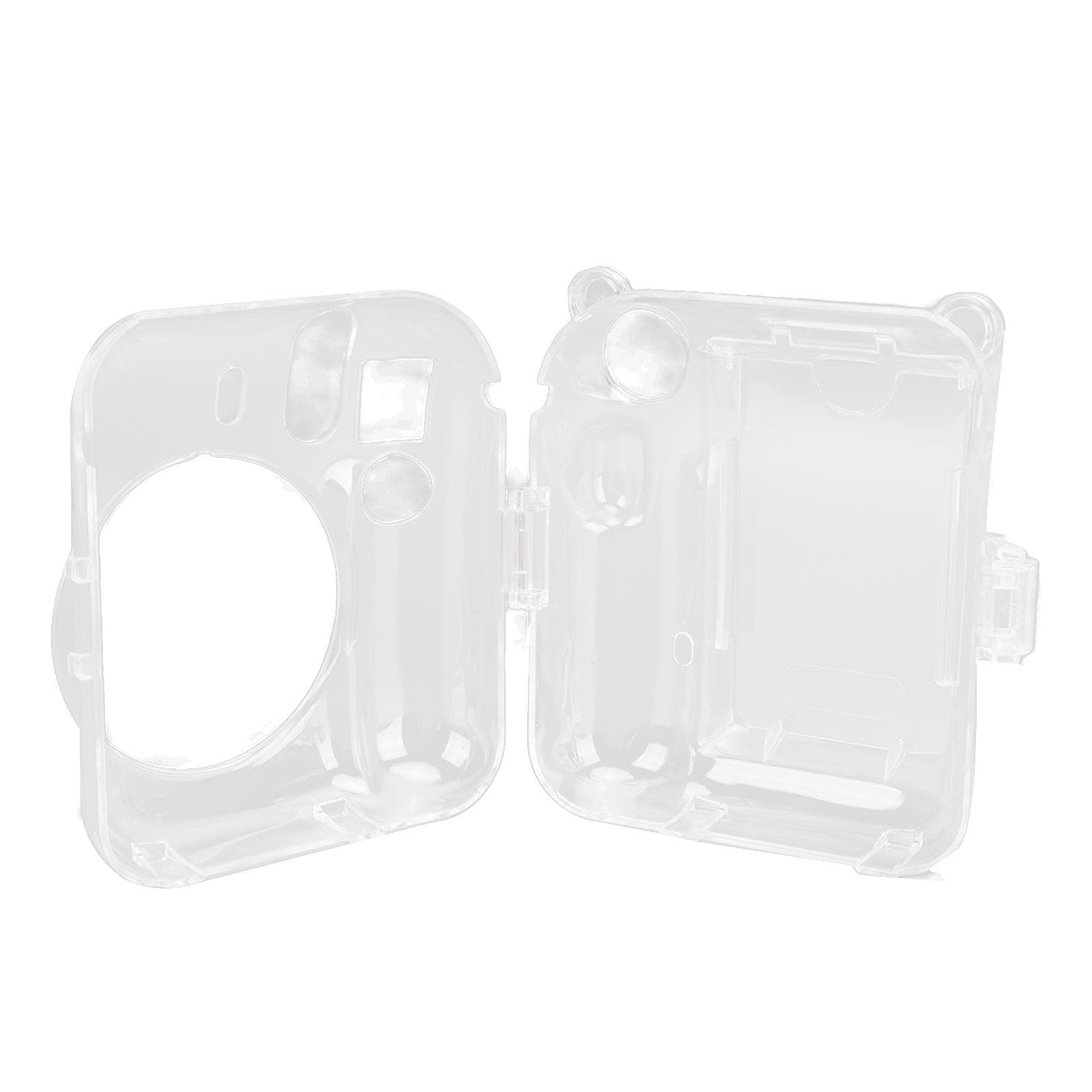 Protective Clear Case Crystal Cameraa Case for Fujifilm Instax Mini 12 Instant Camera with Shoulder green