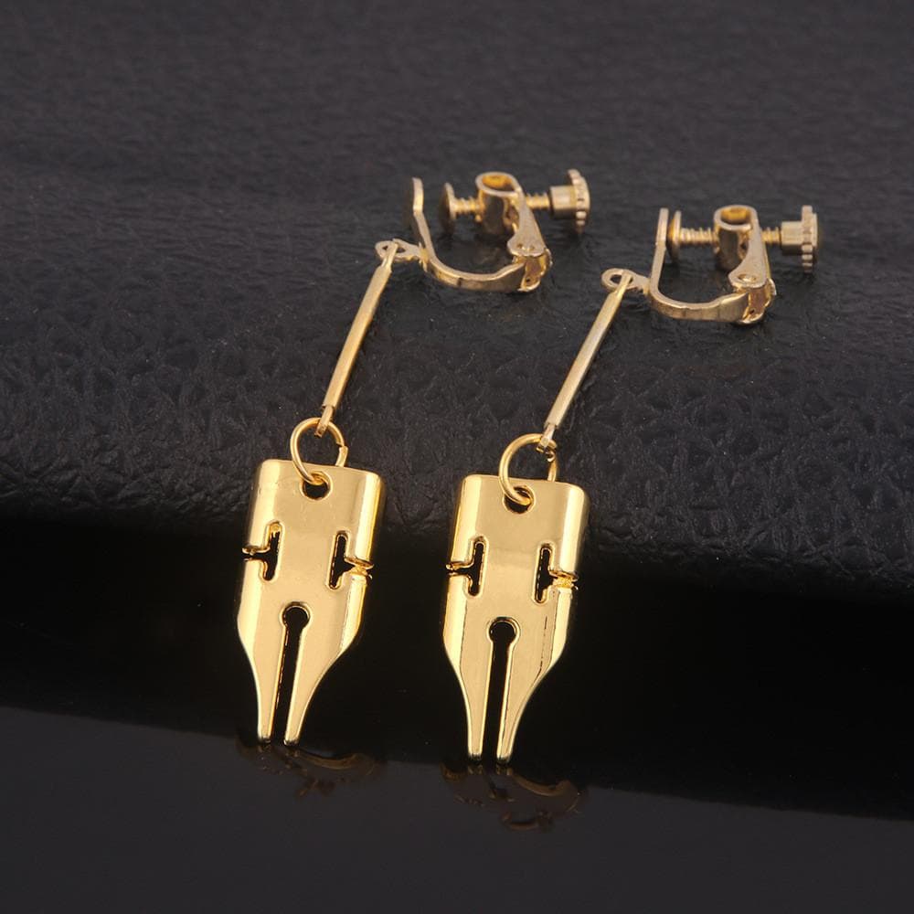 Jojos Bizarre Adventure Cosplay Earrings Rohan Kishibe Alloy For Men Women EarClip