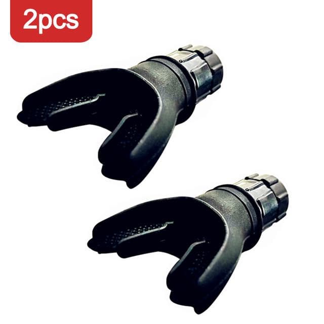 1/2pcs Fitness Trainer Lung Training Equipment Silicone Breathing Mouthpiece Respirator Household Health Care Exercise Training 2Pcs Black