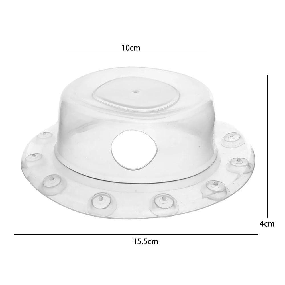 Bath Overflow Drain Cover Anti-spill Stopper Water Stop Plug Tub Home Bathroom Accessories Baby Shower Wash Basin Drain Block 1PC transparent