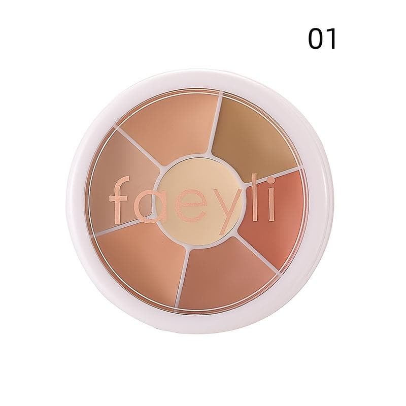 Concealer Palette Cover Dark Circles Acne Spots Freckles Lasting Brighting Contour Face Cosmetics