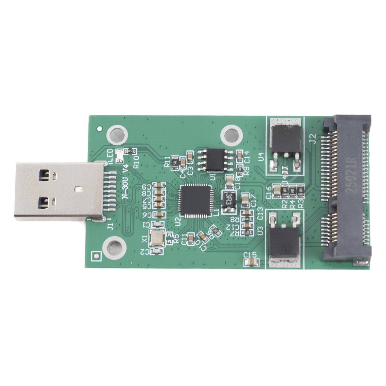 Riser Card PCBA Conveter Adapter MSATA SSD to USB 3.0 Interface Computer Hardware