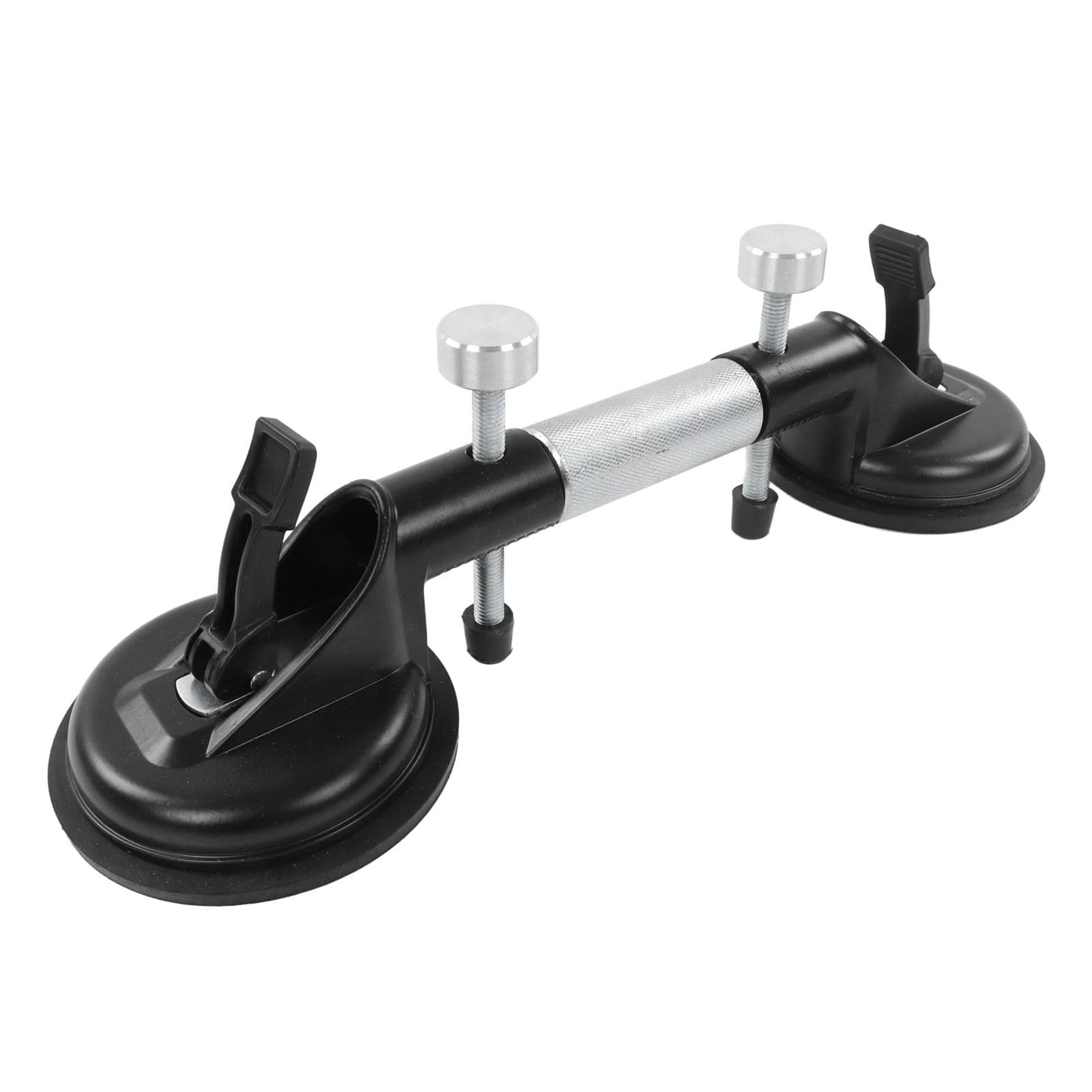 2 Jaws Suction Cup Angle Adjustable Rubber Pad Easy Grip Glass Lifter for Wood Ceramic 123mm