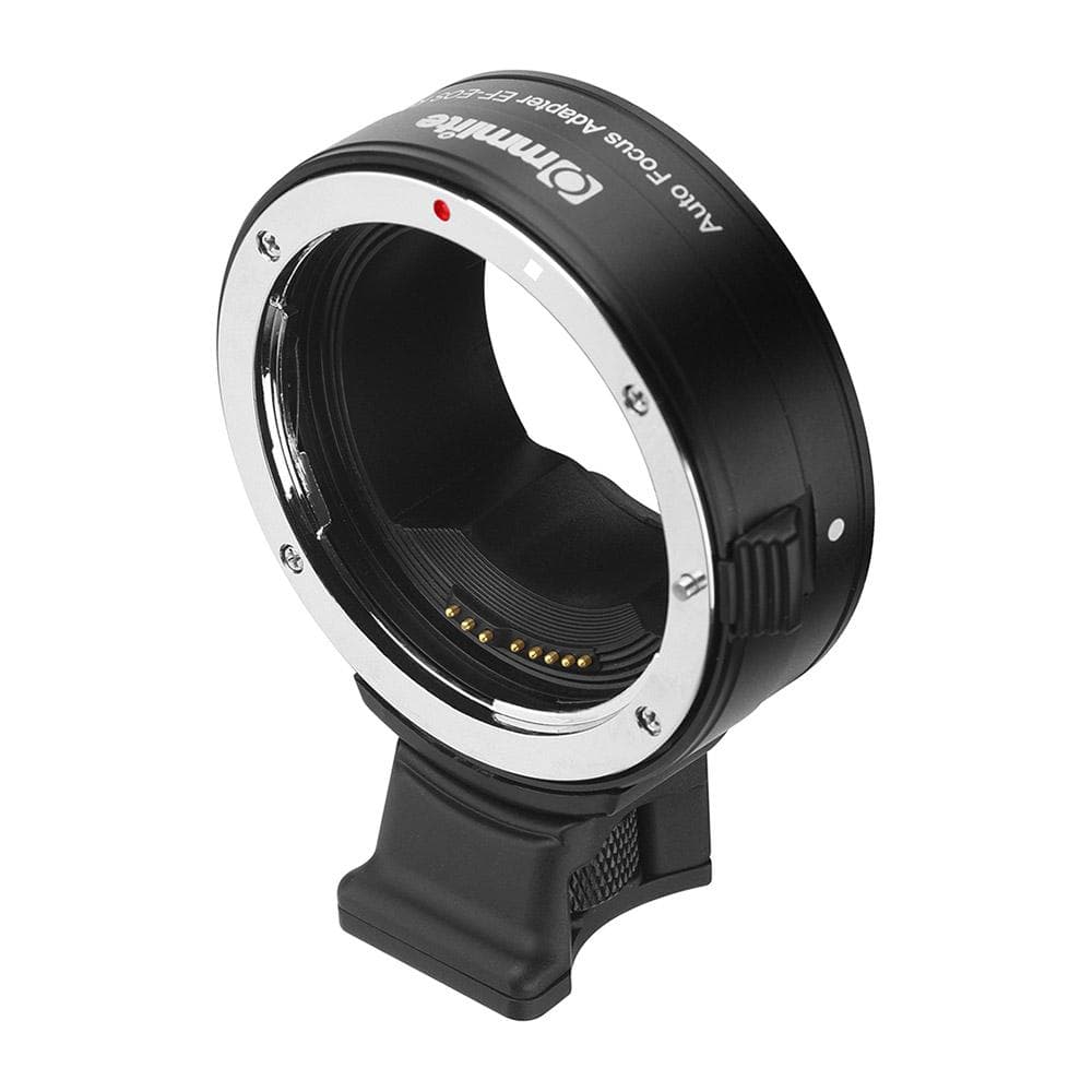 Commlite CM-EF-EOS R Lens Mount Adapter Electronic Auto Focus Mount Adapter with IS Function black