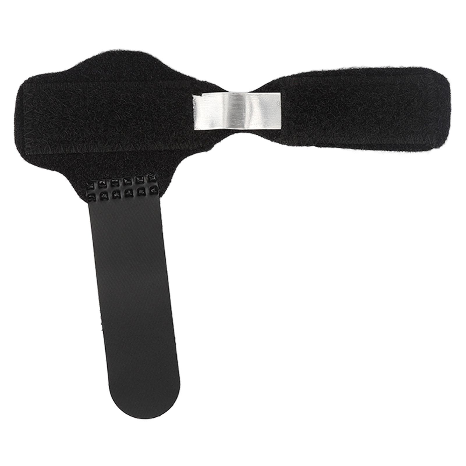 Hammer Toe Corrector Claw Fixation Aluminum Plate Toe Stabilizer for Children Adults Black