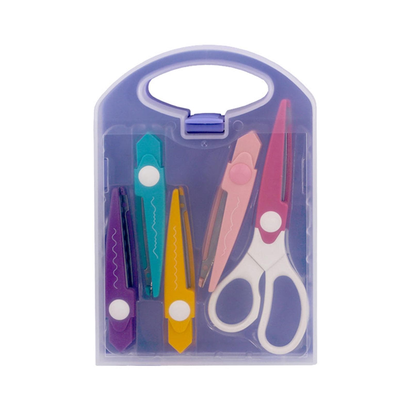 Paper Caft Scissors Set 5 Pairs of Decorative Edge Great for DIY Paper Edge Cutting Crafts multicolour