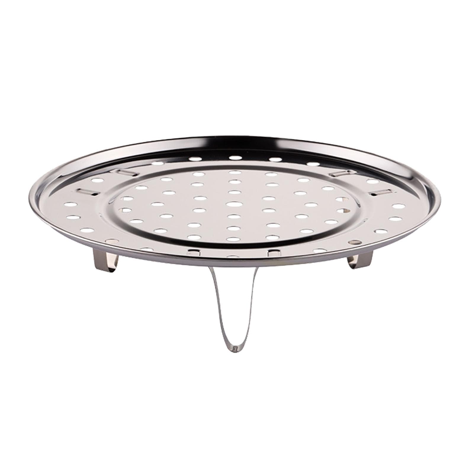 Steaming Rack Stainless Steel Multifunctional 3 Legs Steaming Stand Tray for Cooking S Size 20cm / S Size 20cm / 7.9in