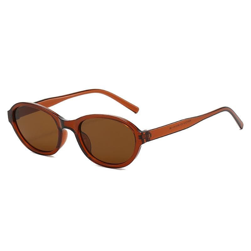 Sexy Small Oval Women Sunglasses Fashion Leopard Brown Retro Sun Glasses Female Colorful Shade Eyewear