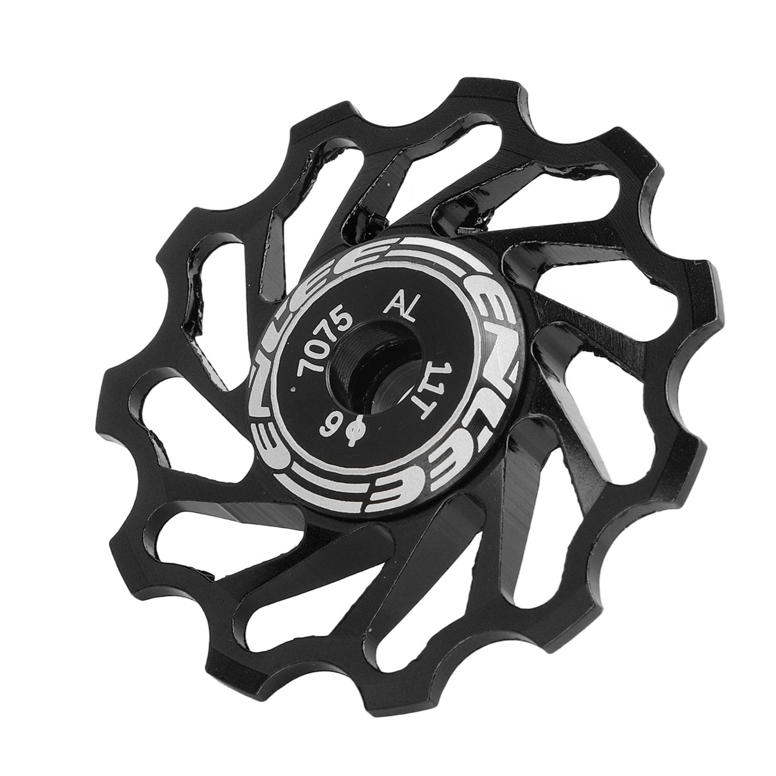 Mountain Bike Rear Derailleur Wheel 11T Metal Ceramic Rear Wheel Guide Roller Bike AccessoryRed