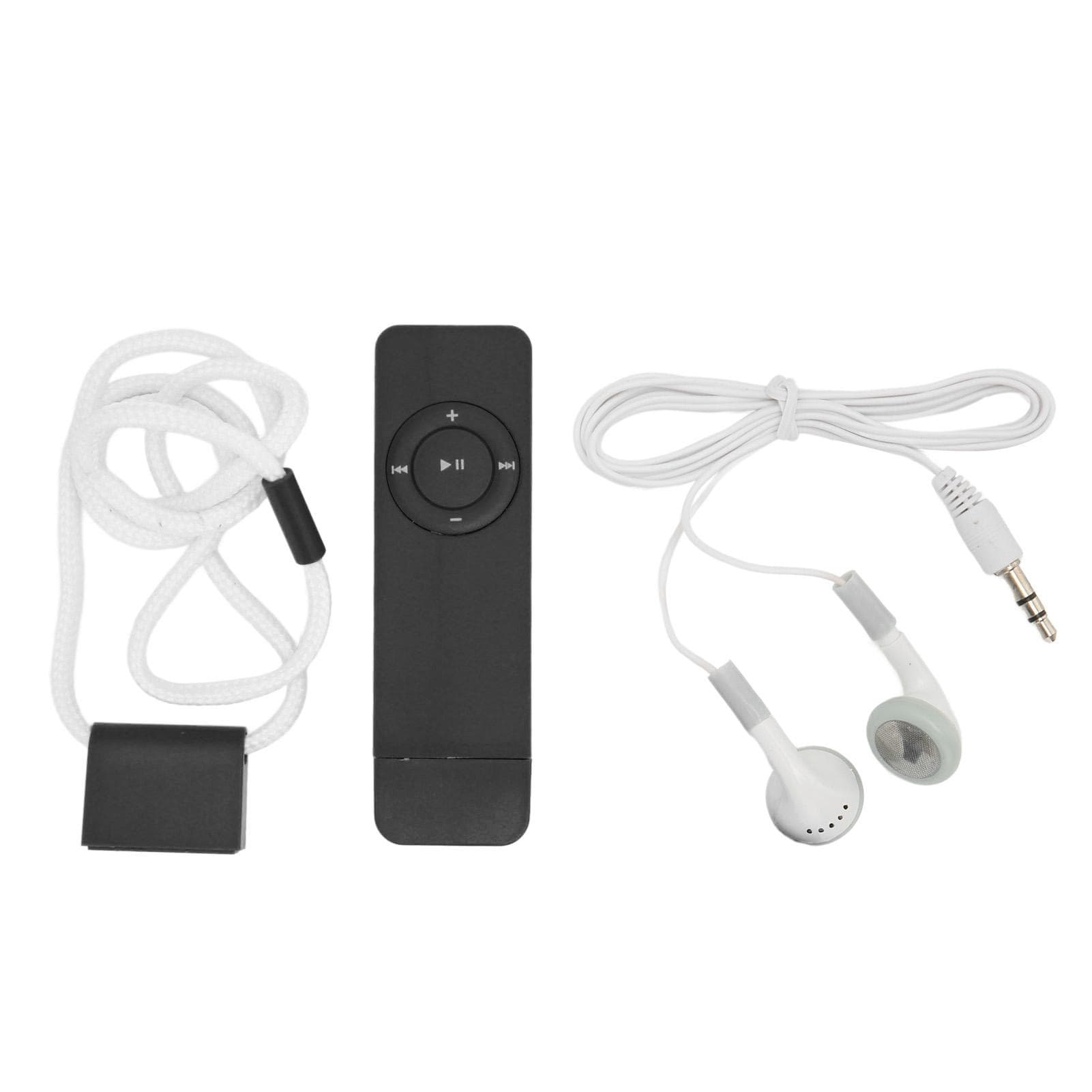 MP3 Player Lossless Sound Support Up to 64GB Mini Music Player for Students Running Travel Black