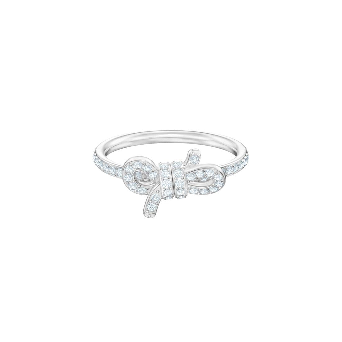 Swarovski Bow Ring Women rings Silver 5474934+5474933+5457269 Box (Random Color),60