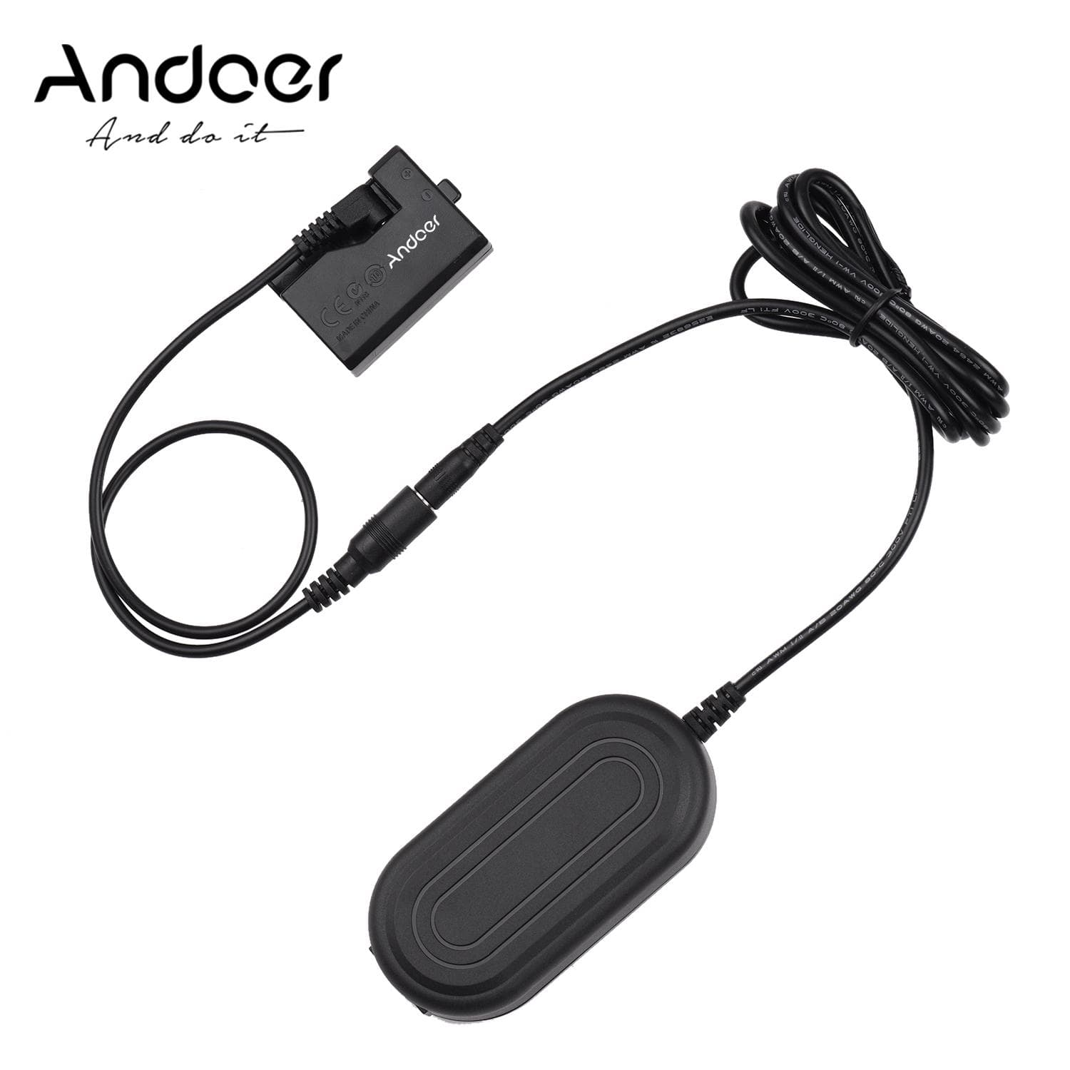 ACK-E10 AC Power Adapter Dummy Battery Coupler Charger Kit(Replacement for LP-E10) UK Plug