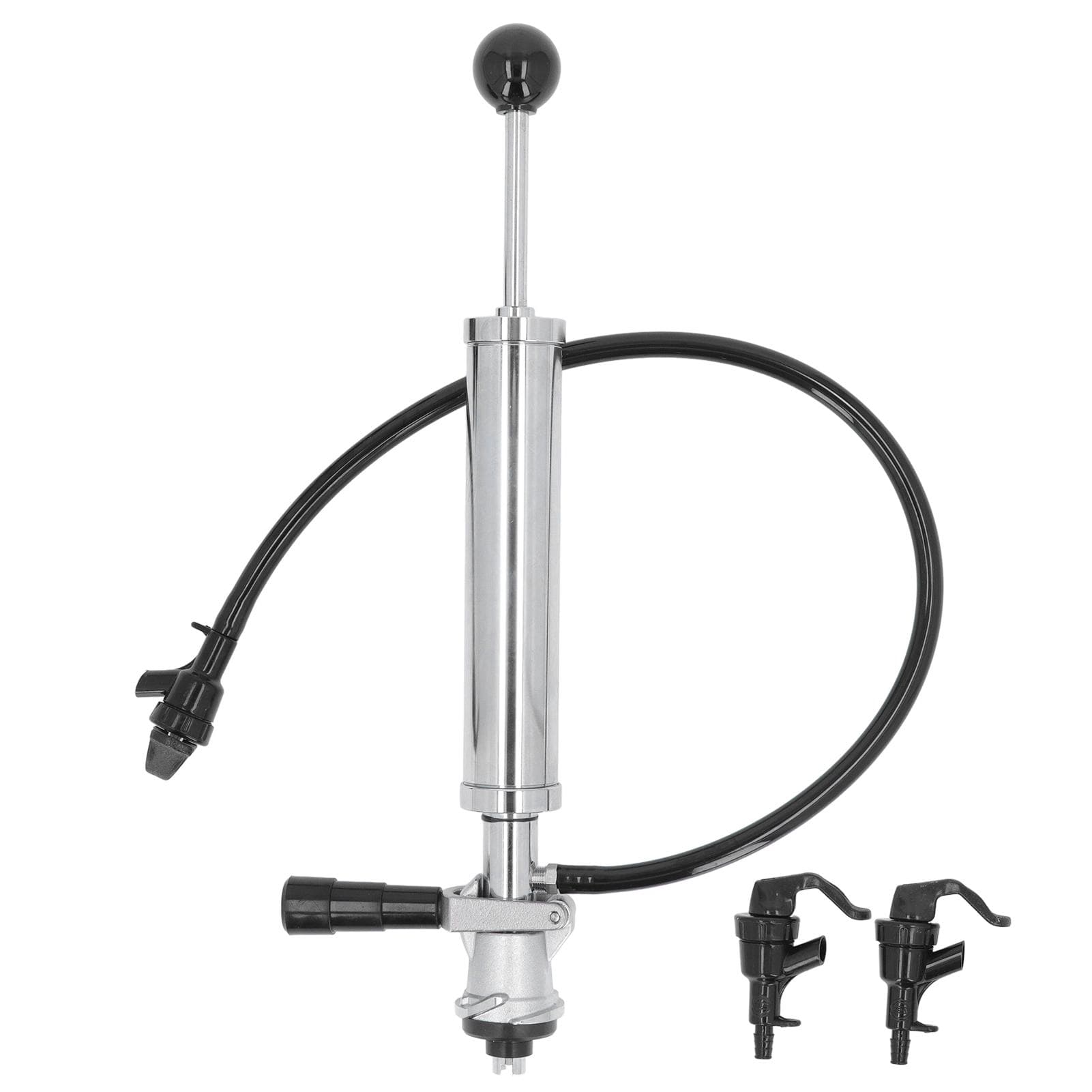 Beer Keg Tap Party Pump Stainless Steel Beer Keg Dispenser Pump with Beer Faucet for 8 Inches