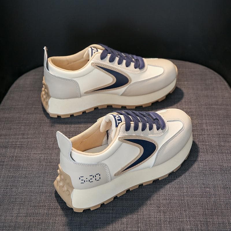Trendy Korean Version of The New Daddy Shoes Female Spring Students All-match Sports Shoes Street Shooting Heightening Shoes 40