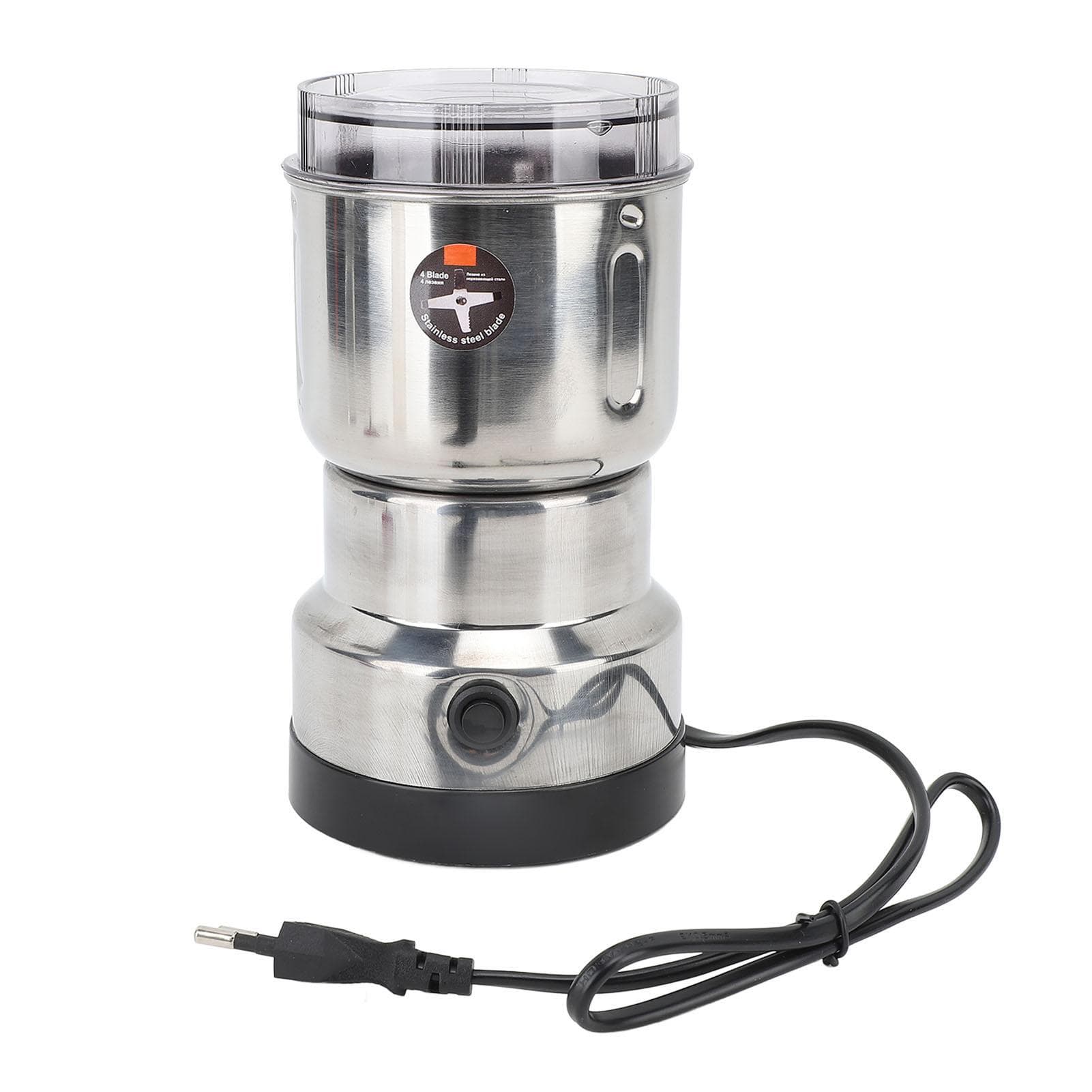 Coffee Grinder Electric Mini Spice Grinder 300W Fast Grinding Dry Grain Mill for Spices Rice Beans L(for 6.5-9kg)