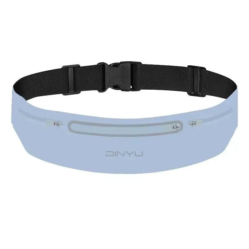 Sports Waist Pack Fanny Pack Wallet Adjustable Men Women Running Pouch Belt Portable Phone Holder Gym Bum Bag One Size blue