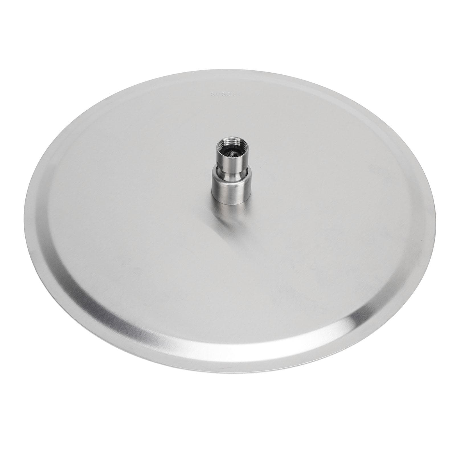 Rain Shower Head 12 Inch Stainless Steel G1/2 Thread Ultra Thin High Pressure Round Rainfall Shower