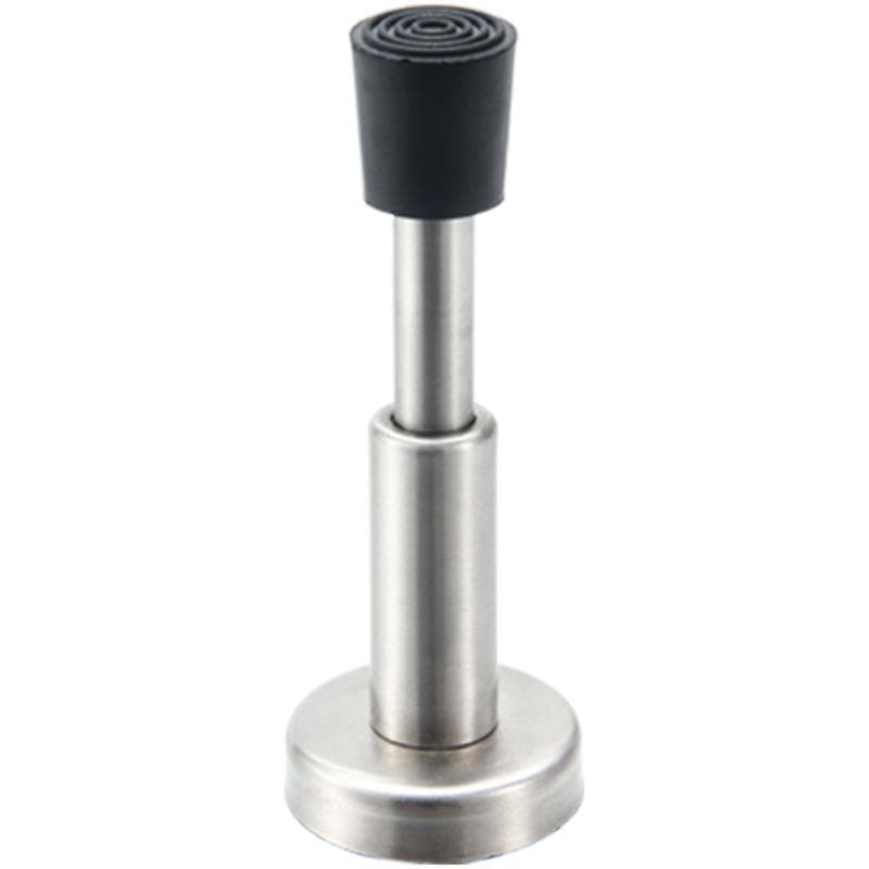 Stainless Steel Door Stopper Hydraulic Buffer Damper Non Punch Wall Protector Wall-Mounted Rubber Door Stop Door Hardware 1pcs